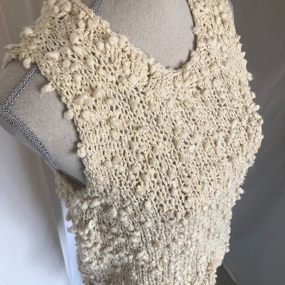 Popcorn knit tank - Picture 3 of 10